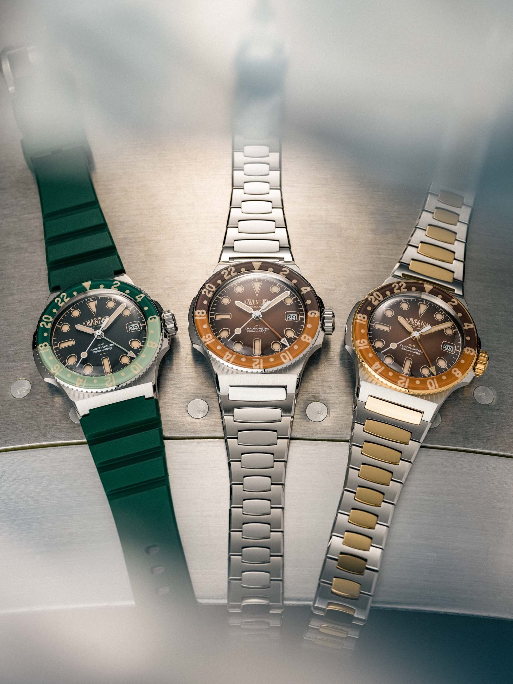 Introducing: The Laventure Transatlantique II GMT — Now Smaller And Available In Two-Tone