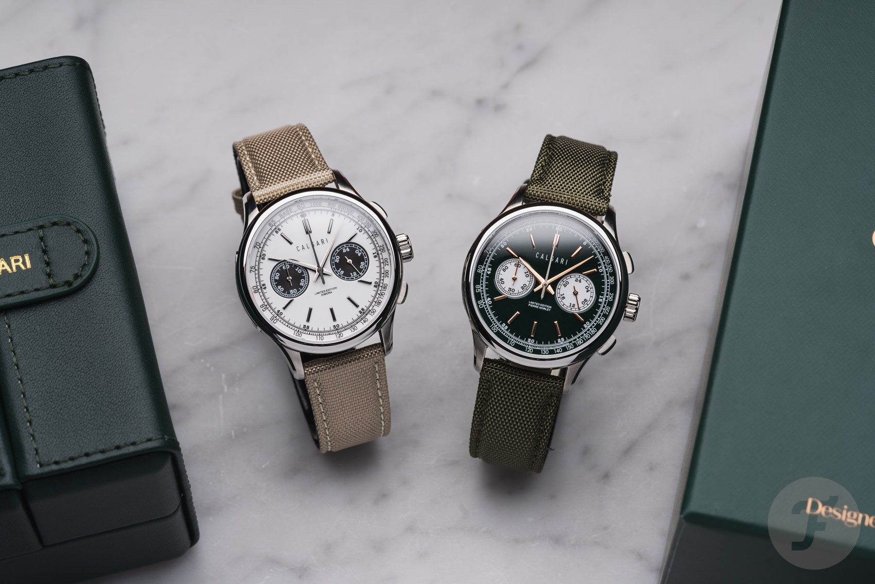 Hands-On With The Calgari Dimora Panda And Pierre Morlet — Two Affordable Meca-Quartz Chronographs