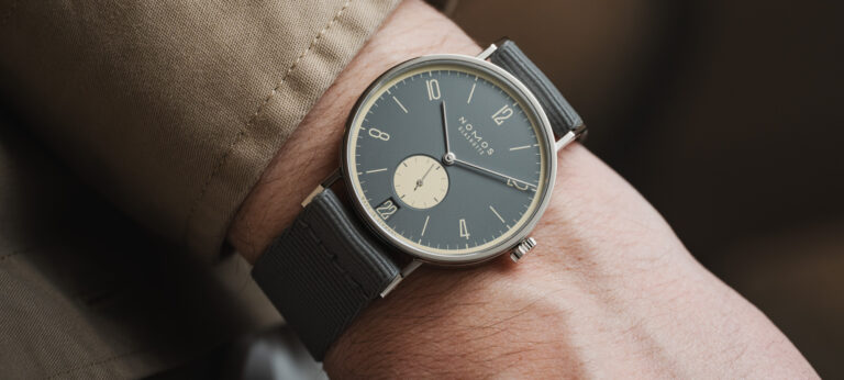 Hands-On: NOMOS Tangente 38 Date – 175 Years Watchmaking Glashütte Watches