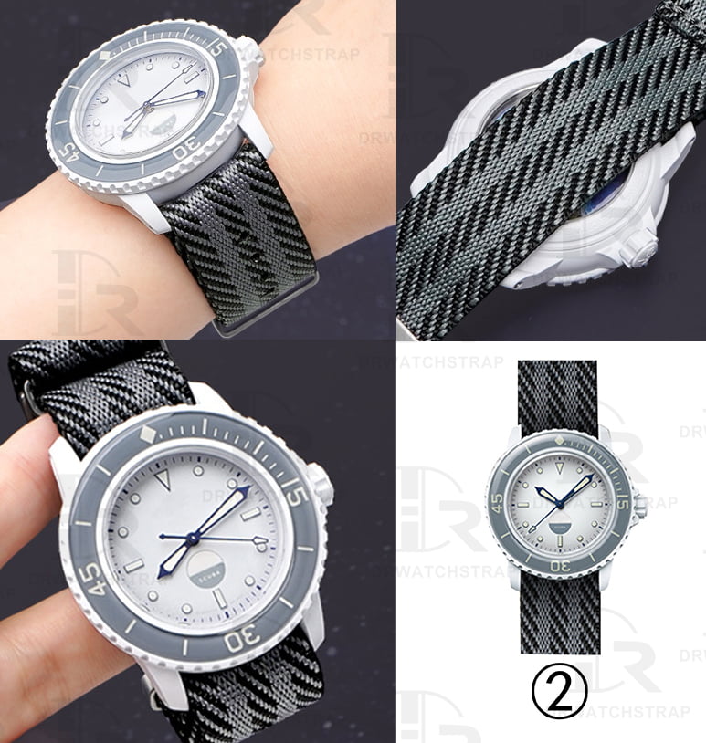 New: Blancpain X Swatch – Two New NATO Straps
