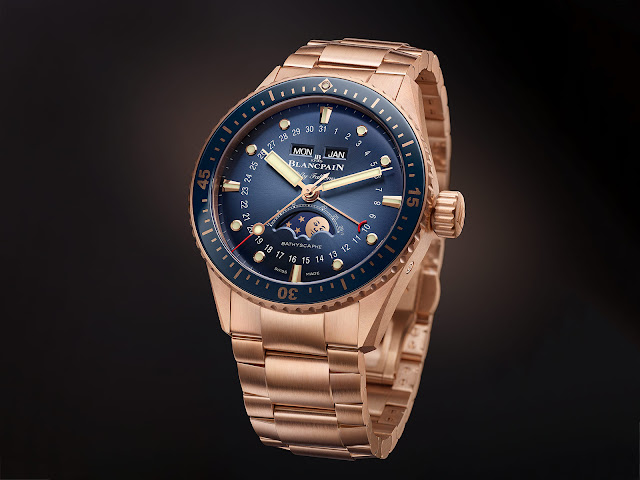 Full gold for the Blancpain Fifty Fathoms Bathyscaphe