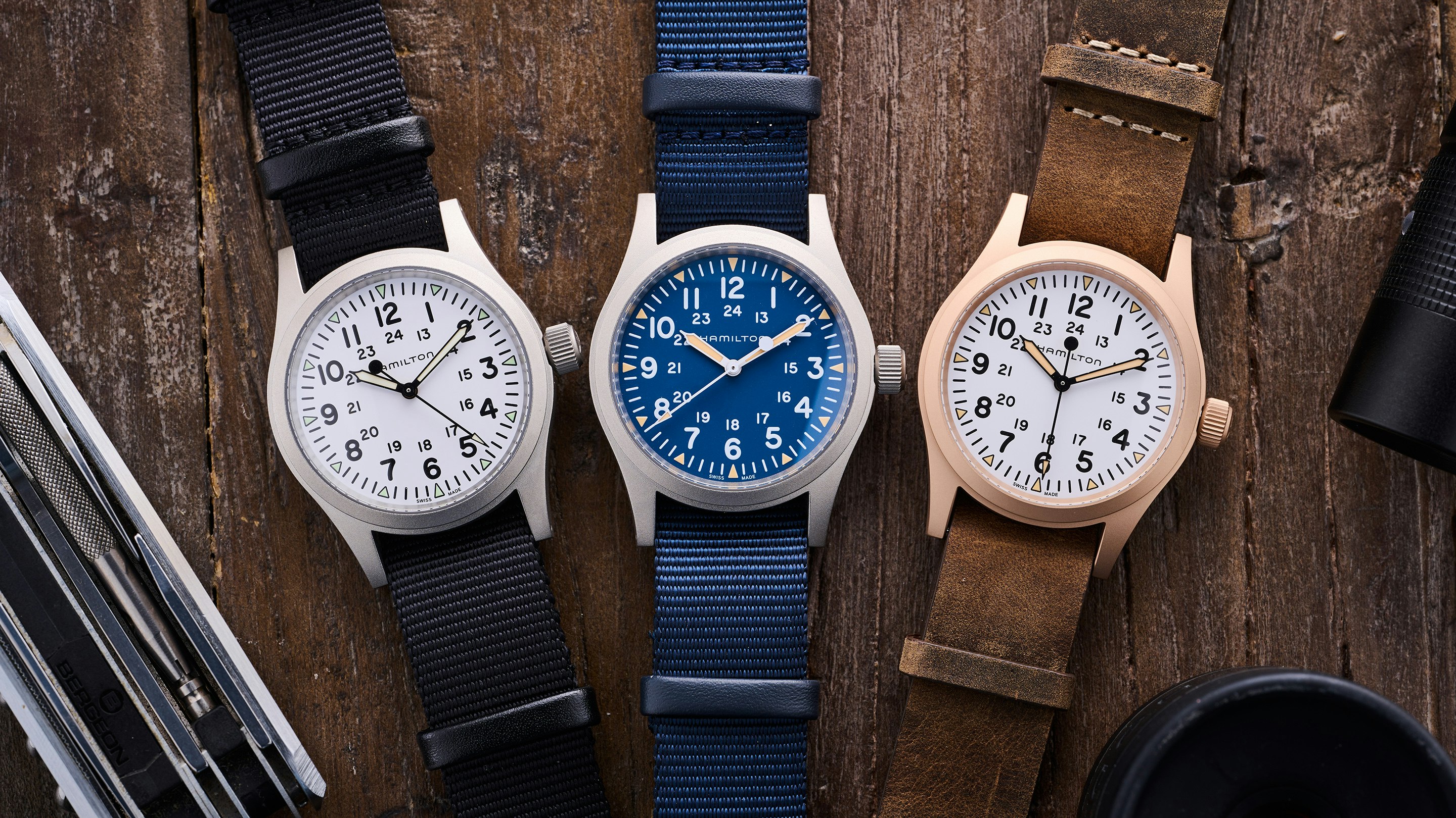 Hands-On: Three New Dials Of Hamilton’s Khaki Field Mechanical 38