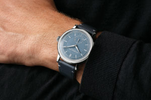 Raymond Weil’s Millesime Gets a Denim-Blue “Sector” Dial