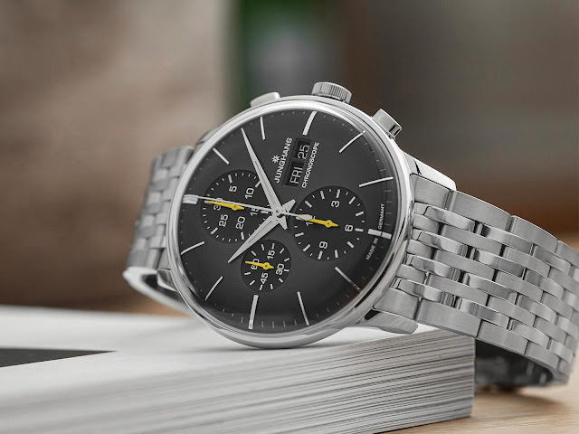 Junghans rolls out the new Meister Chronoscope with steel bracelet