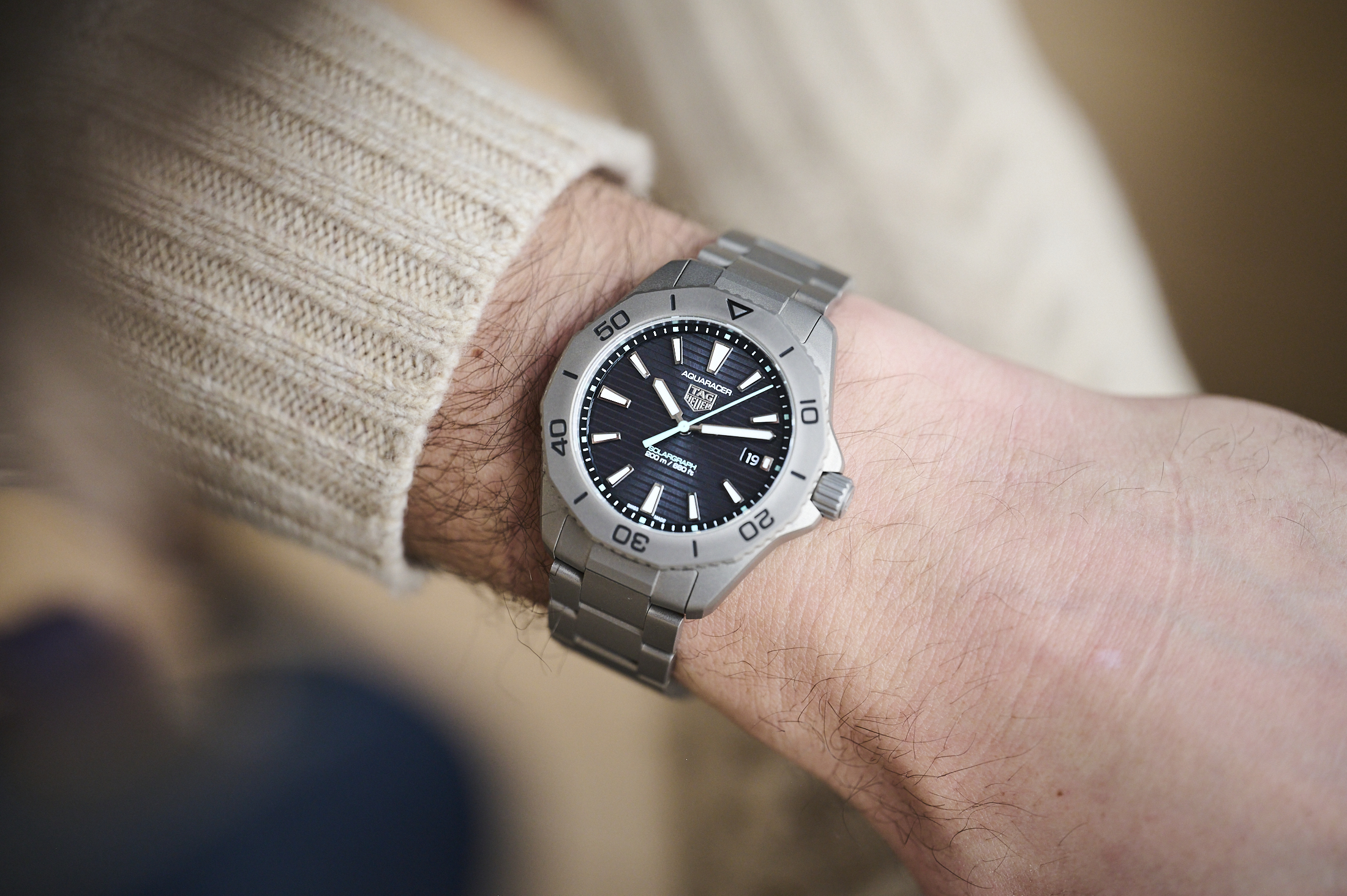 The TAG Heuer Aquaracer Professional 200 Solargraph