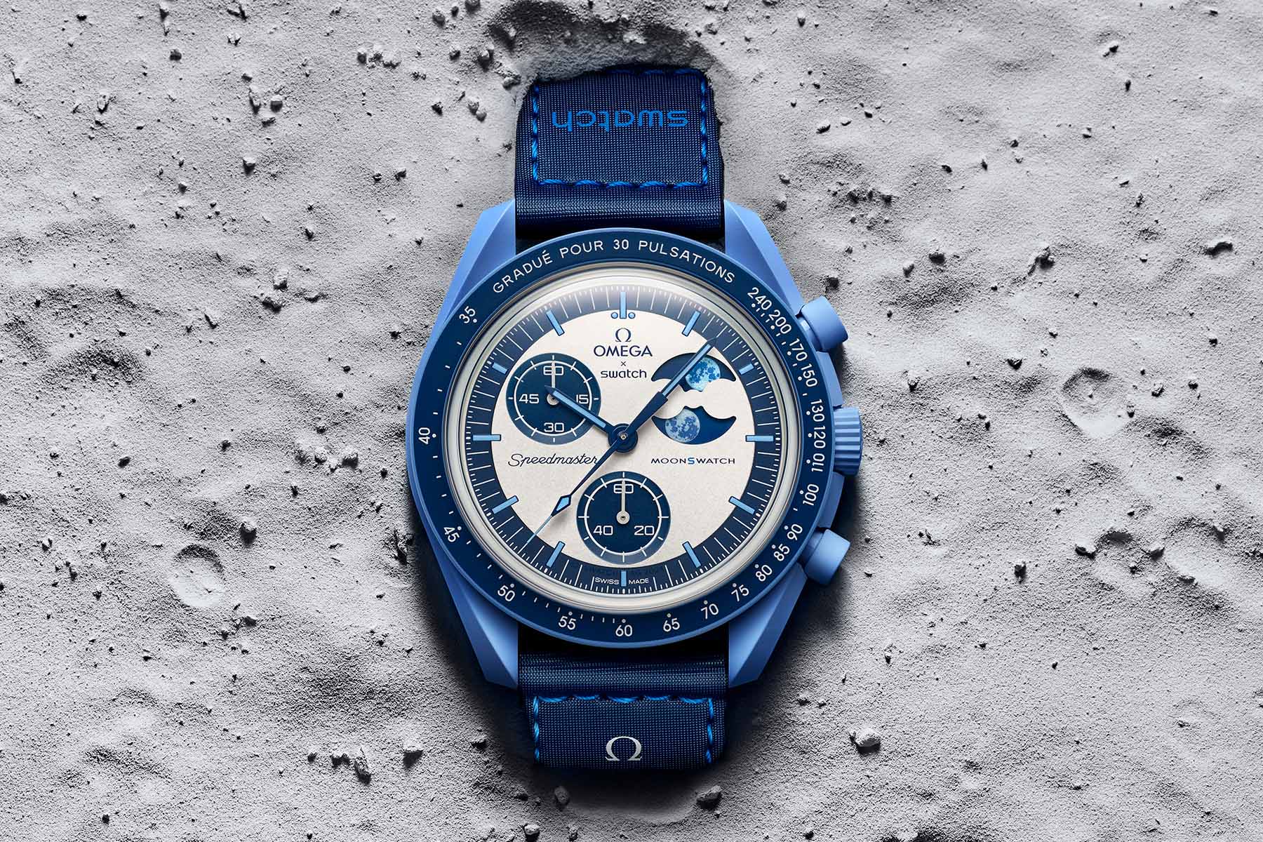The New Bioceramic MoonSwatch Mission To The Super Blue Moonphase Is Available Starting Today