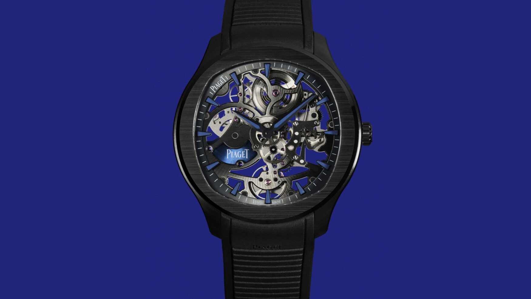 Piaget unveils its first-ever ceramic watch, the Polo Skeleton Ceramic