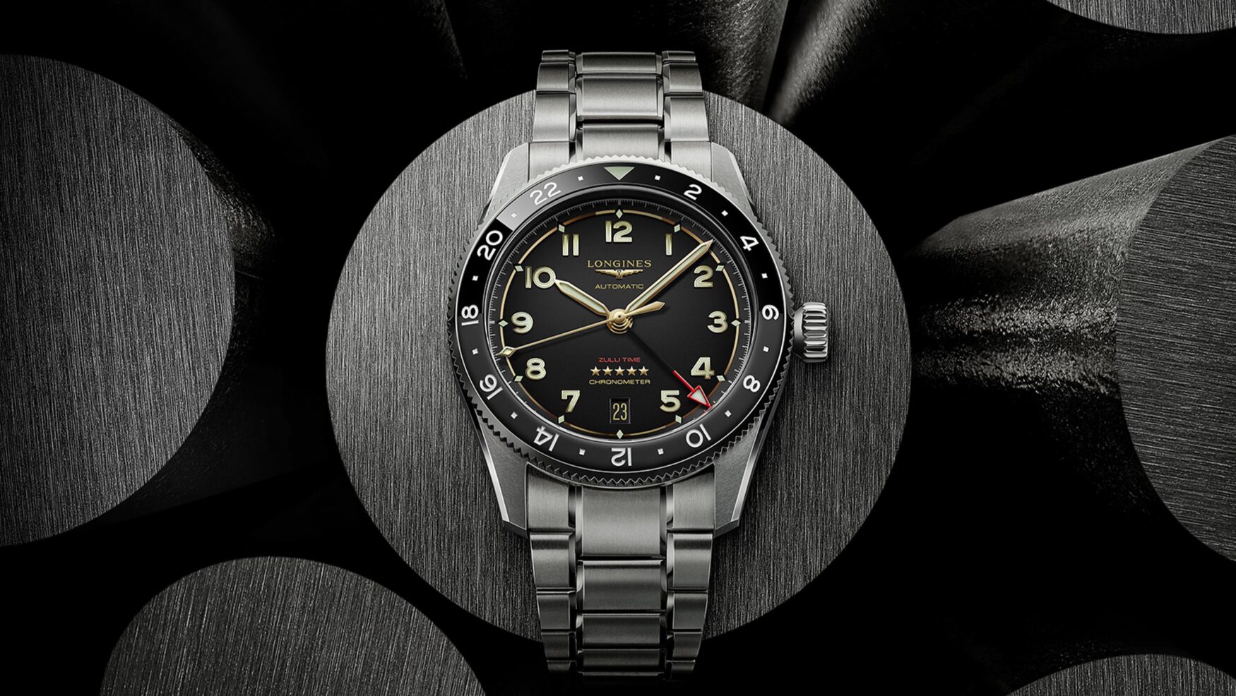 Longines Spirit Zulu Time makes its debut in titanium for the first time