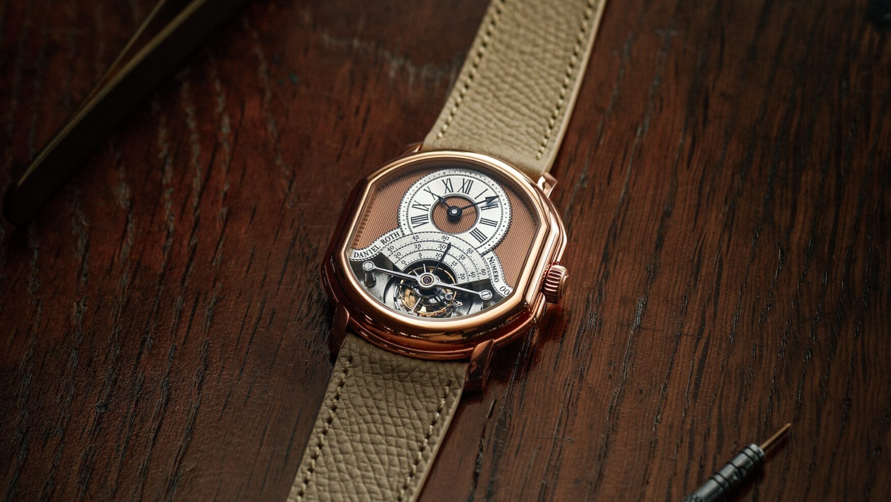 The Daniel Roth Tourbillon returns in resplendent rose gold