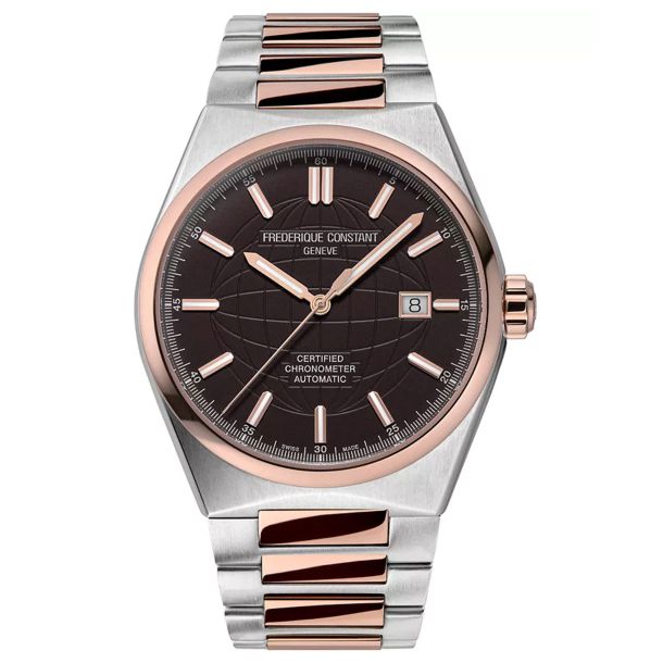 Frederique Constant- a chocolate-coloured dial High Automatic COSC