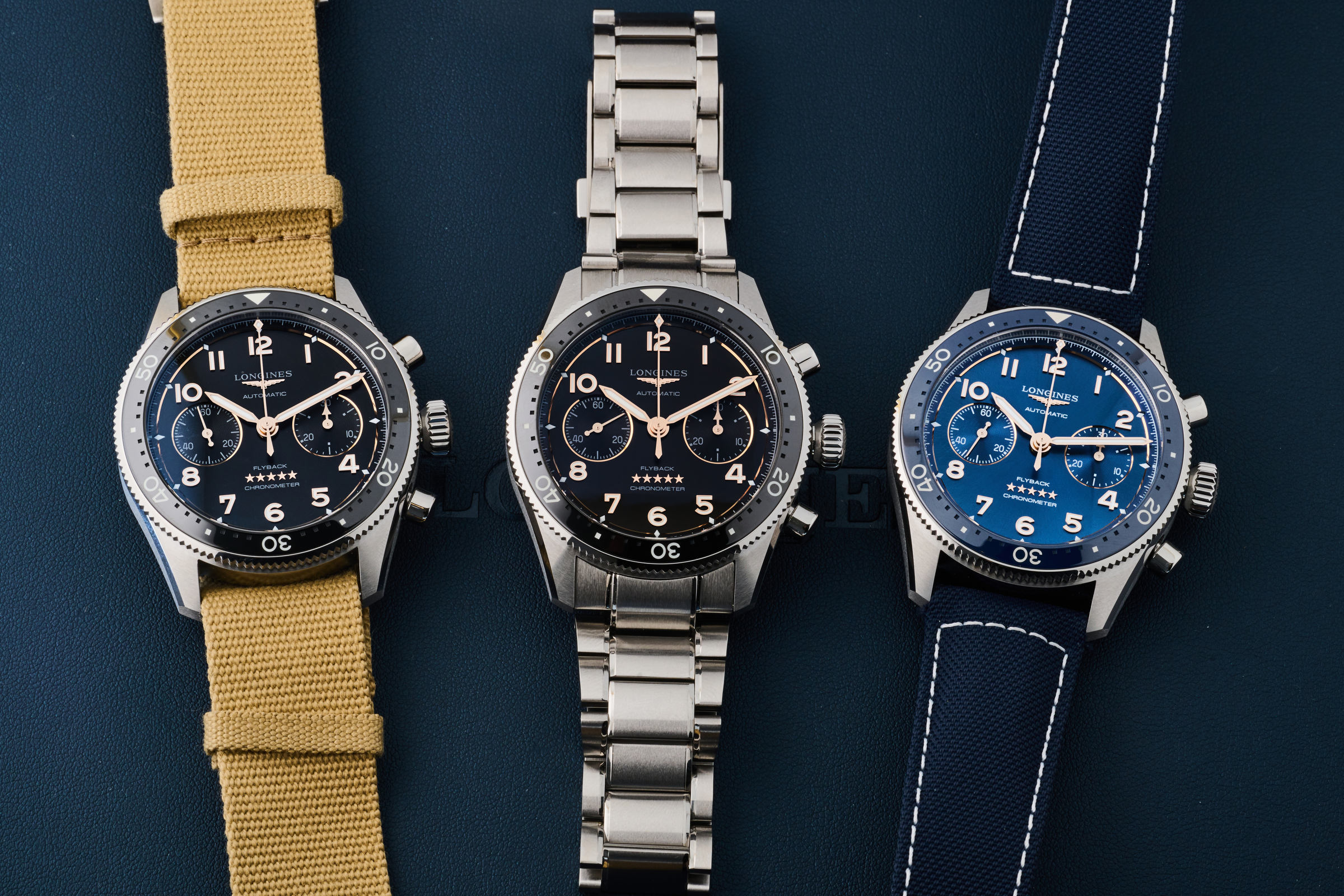 Longines Launches Two Two-Tone Spirit Flyback Chronographs