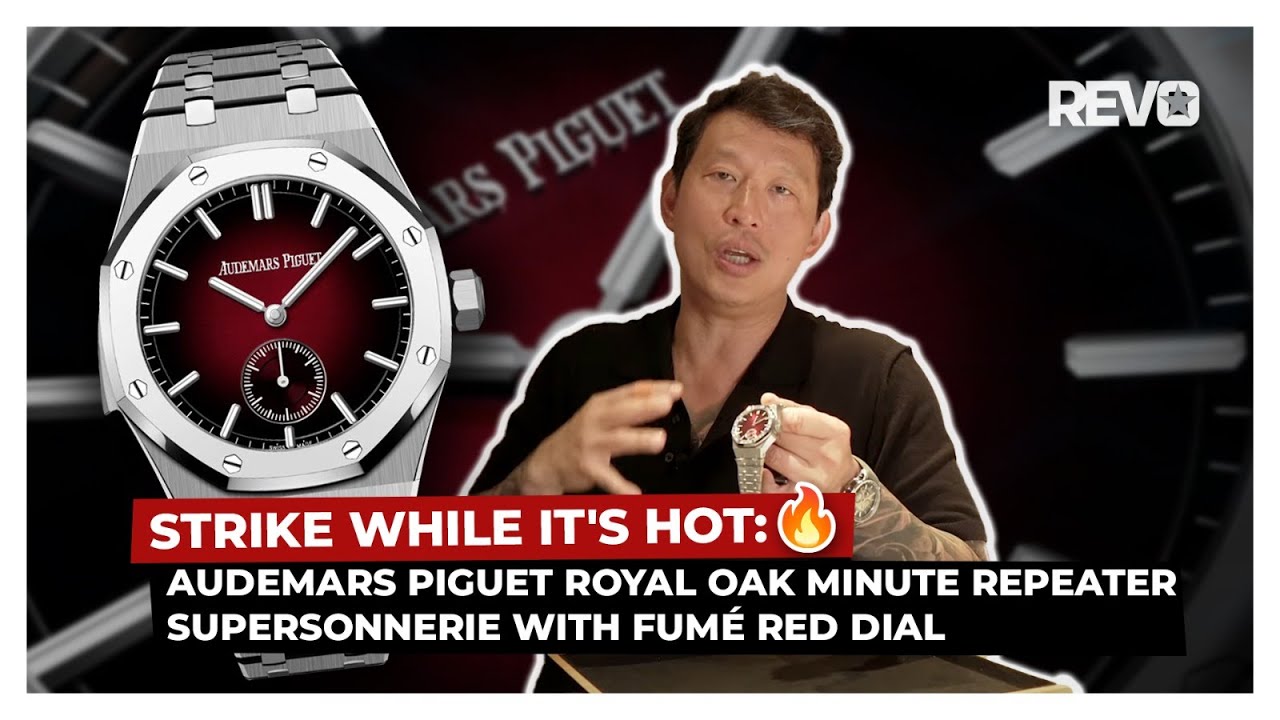 Strike While It’s Hot | Audemars Piguet Royal Oak Minute Repeater Supersonnerie with Fumé Red Dial