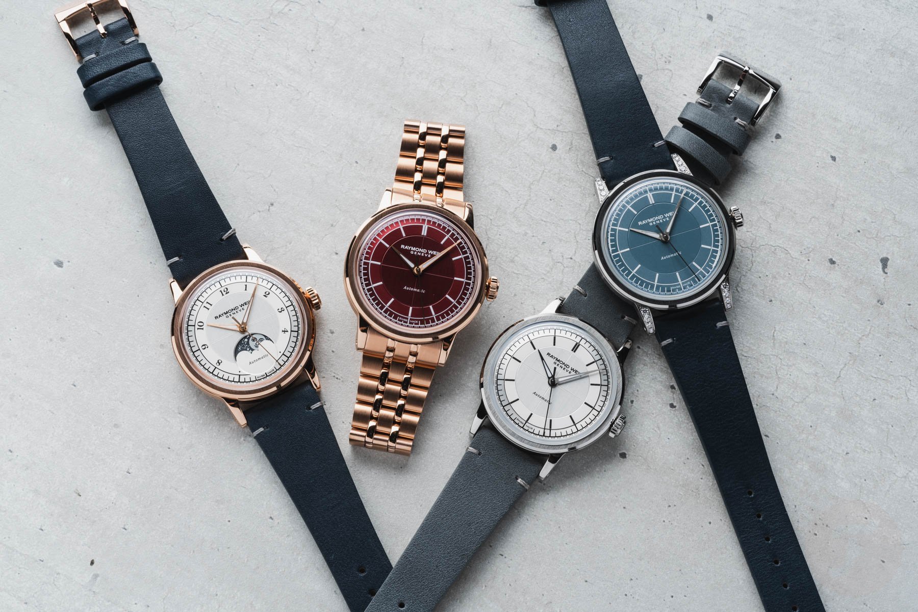 Hands-On With The 35mm Raymond Weil Millesime Models In Stainless Steel And Rose Tone