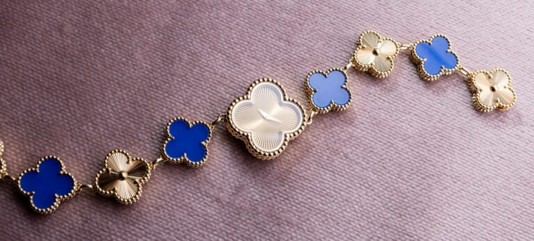 Hands-On: Van Cleef & Arpels Summer Alhambra Blue Agate Women’s Watch