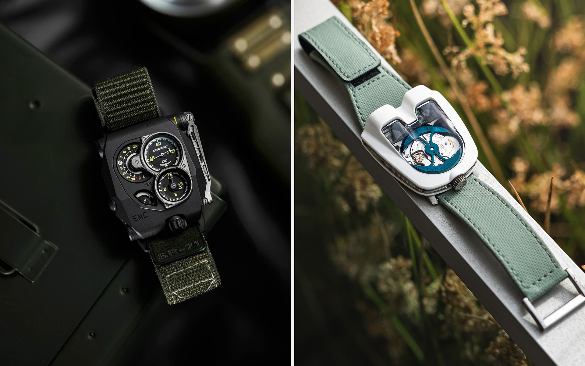 Sunday Morning Showdown: Urwerk EMC SR-71 Vs. MB&F HM8 Mark 2