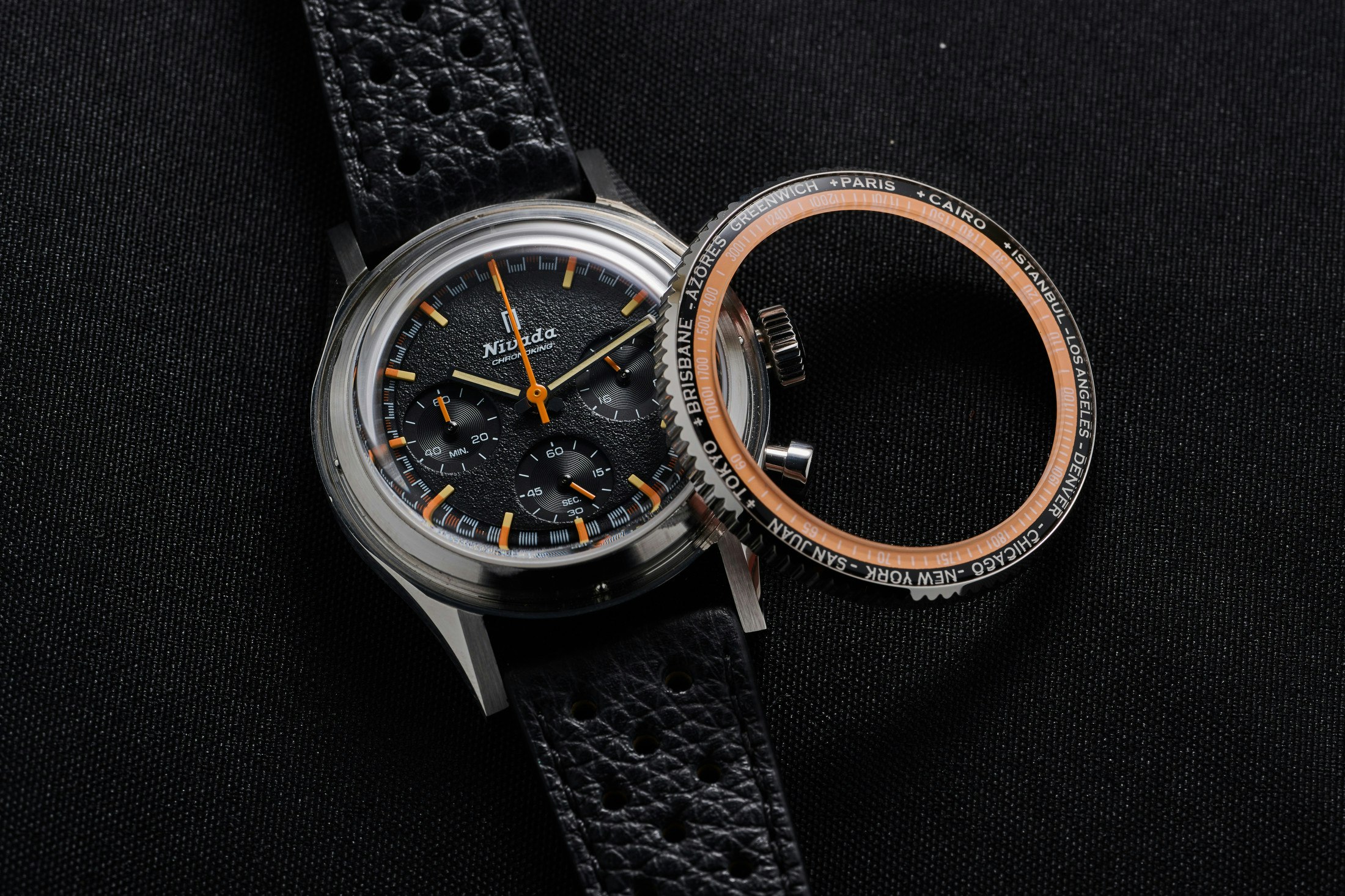 Introducing: The Nivada Grenchen Chronoking And Chronomasters With Interchangeable Bezels (Live Pics)