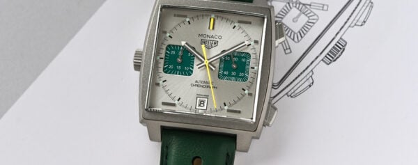 First Look – The New TAG Heuer Monaco Chronograph Racing Green Calibre 11 in Titanium