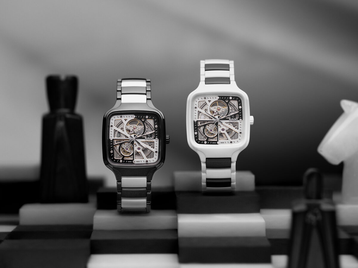 Black and white heart: Rado’s two-tone twosome