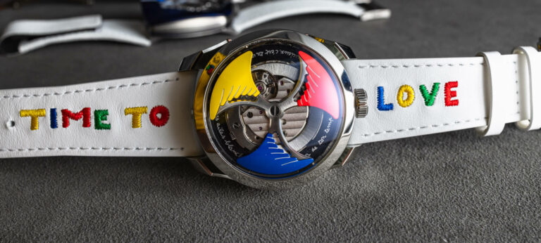 Hands-On: MB&F Teams with Jean-Charles de Castelbajac for the M.A.D.1 ‘Time to Love’