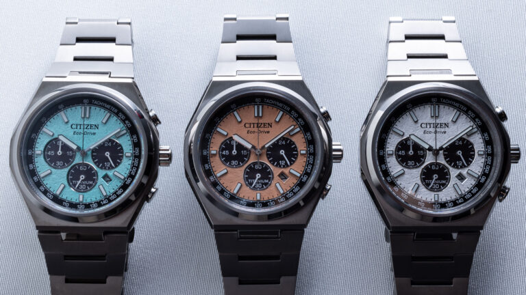 Second Look: Citizen Zenshin Chronograph Titanium Eco-Drive Watches
