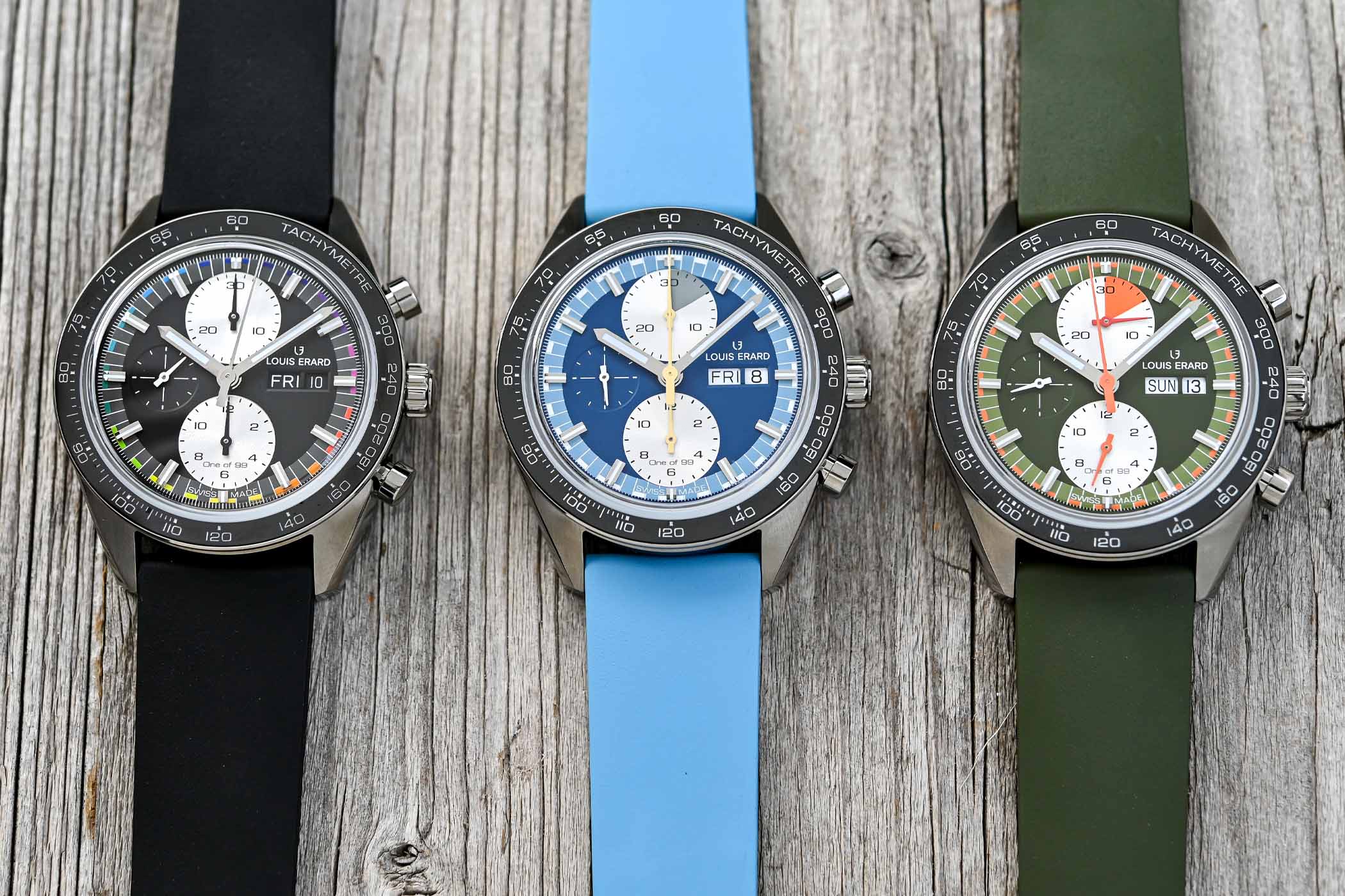 Louis Erard unveils 2300 Chronograph Sport trio