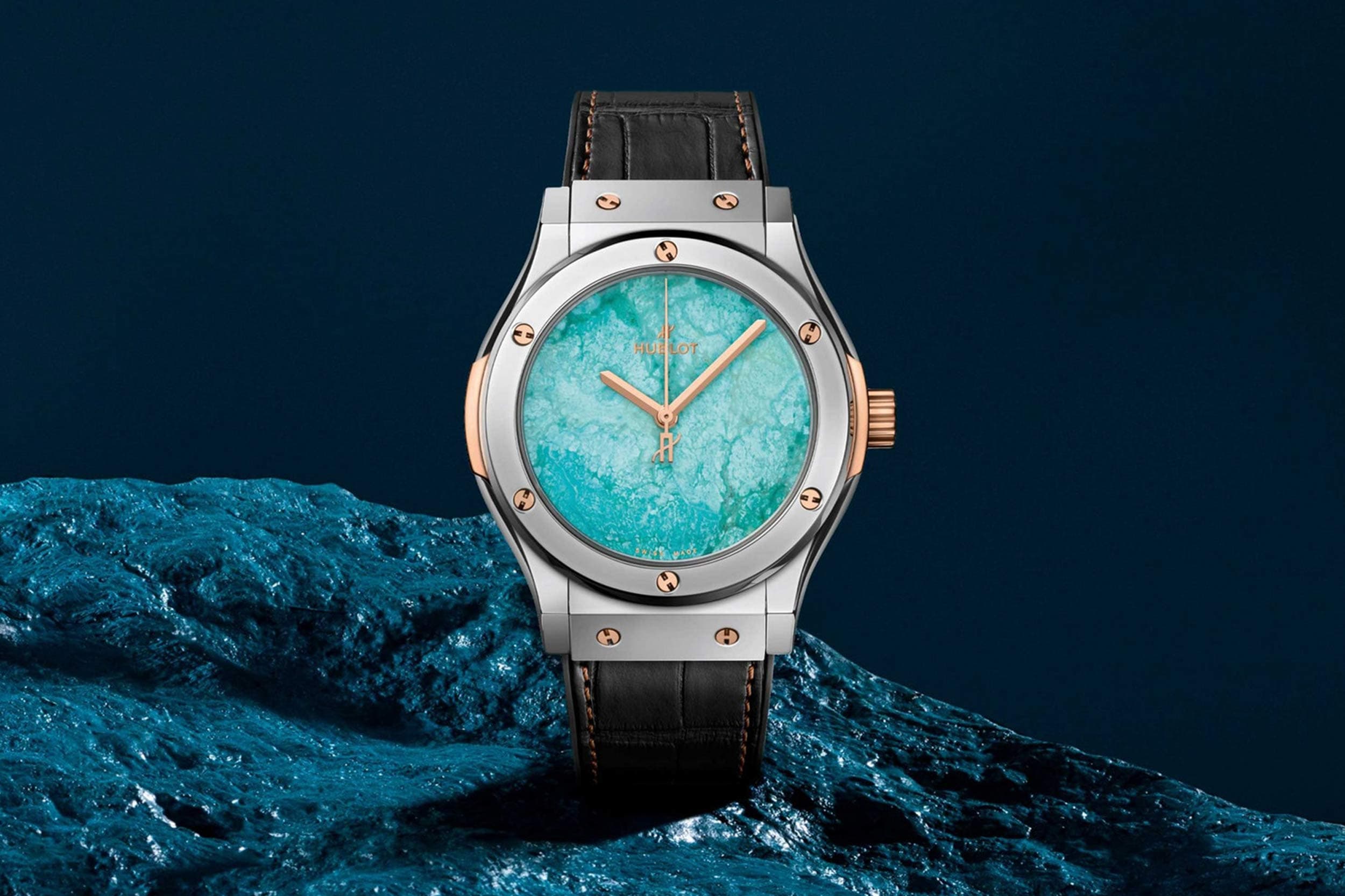 The Gorgeous Hardstone Dials of the Hublot Classic Fusion Elements II Special Edition for The Hour Glass
