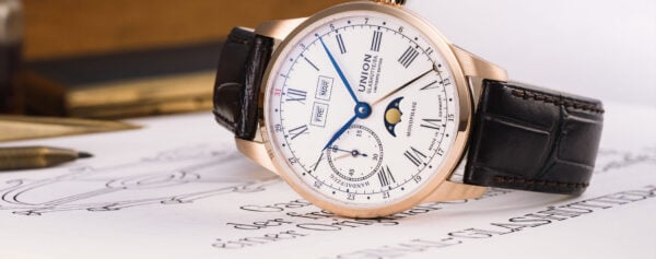 Introducing – The Union Glashütte 1893 Johannes Dürrstein Edition Moon Phase in Rose Gold