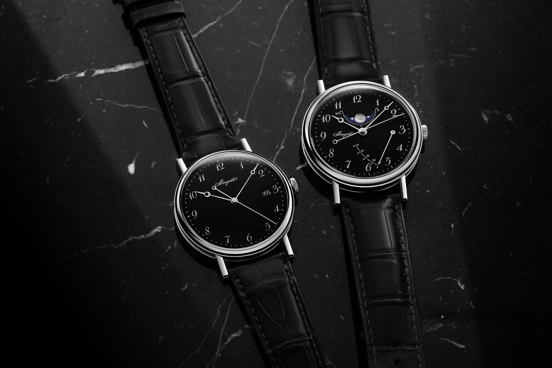 Introducing: Breguet Classique 5177 And 7787 — Now In Platinum With Black Grand Feu Enamel Dials