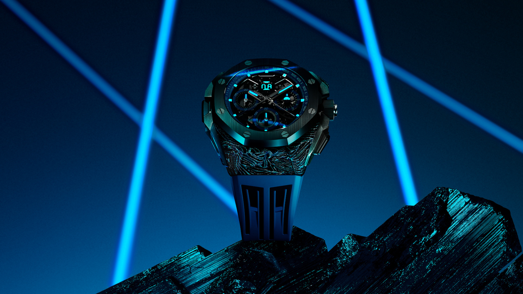 Audemars Piguet’s latest Royal Oak Concept uses a new luminescent carbon case