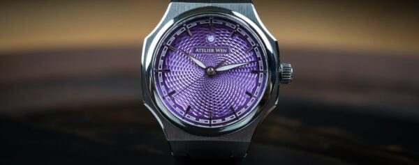 First Look – The Atelier Wen Perception Millésime, in Titanium With Purple Dial (And something Tantalum too…)