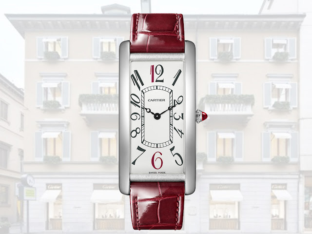 Cartier Tank Cintrée Montenapoleone: exclusive edition for Milan boutique