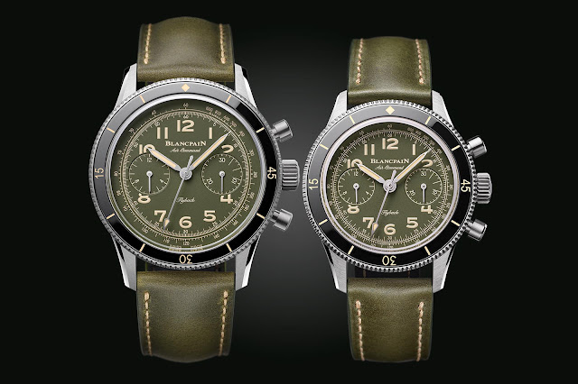 Blancpain unveils two new Air Command models in Camouflage Green