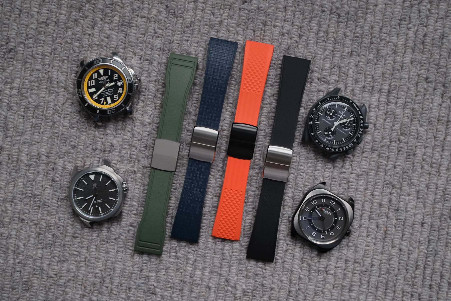 Delugs Expands Its Line Of CTS Rubber Straps With Four New Patterns — Pilot, Mosaic, Waffle, And Tropic