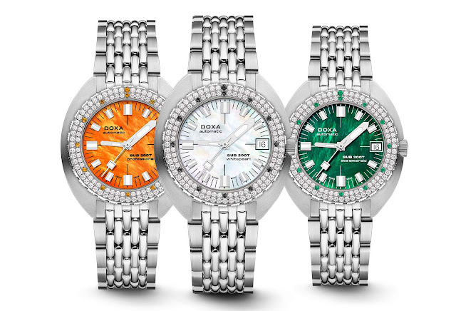 DOXA SUB 200T Diamonds: the first-ever gem-set SUB collection