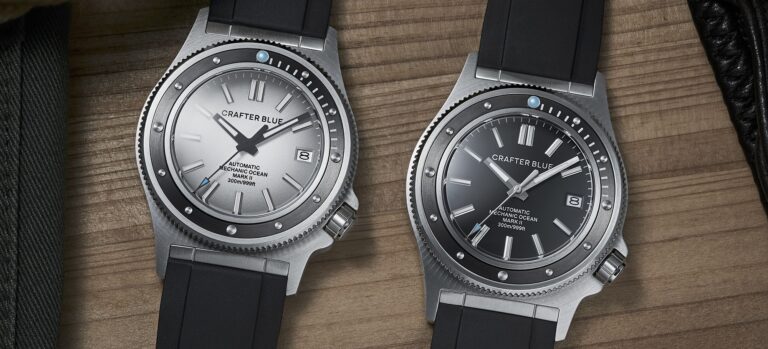 Take To The Seas Or Shore With The Crafter Blue Mechanic Ocean Mark II Dive Watch