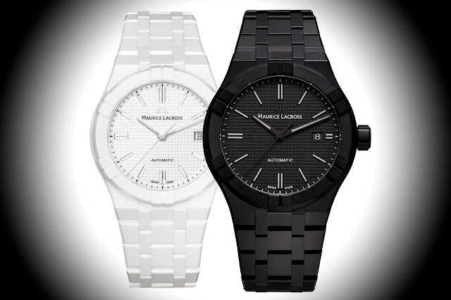 Maurice Lacroix unveils Aikon Ceramic models in matt black and polished white