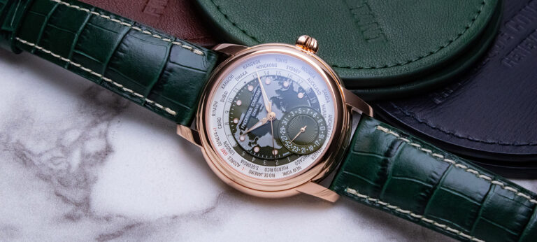 Hands-On: Limited-Edition Frederique Constant Classic Worldtimer Manufacture Watch In Forest Green