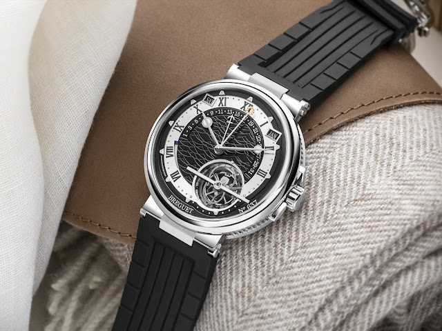 Breguet unveils a new version of its Marine Tourbillon Equation Marchante 5887