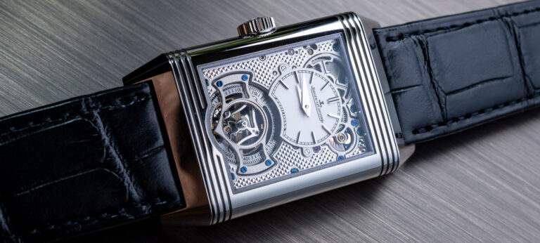 Hands-On: Jaeger-LeCoultre Reverso Tribute Duoface Tourbillon Steel Watch