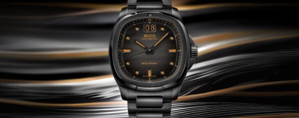 Introducing – The New Black & Orange Mido Multifort TV Big Date