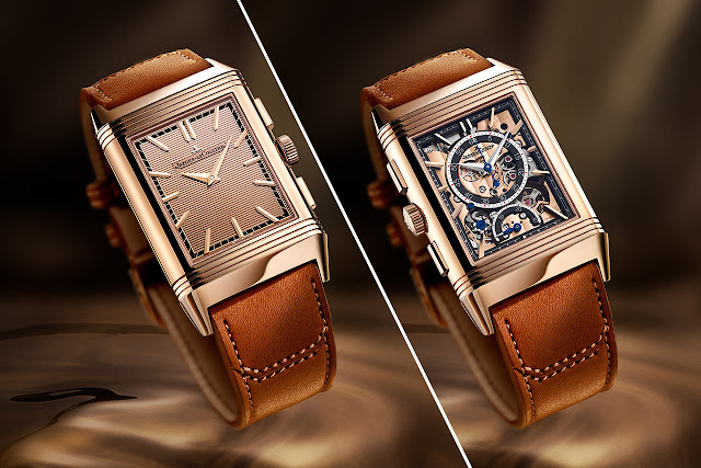 New pink gold dial for the Jaeger-LeCoultre Reverso Tribute Chronograph