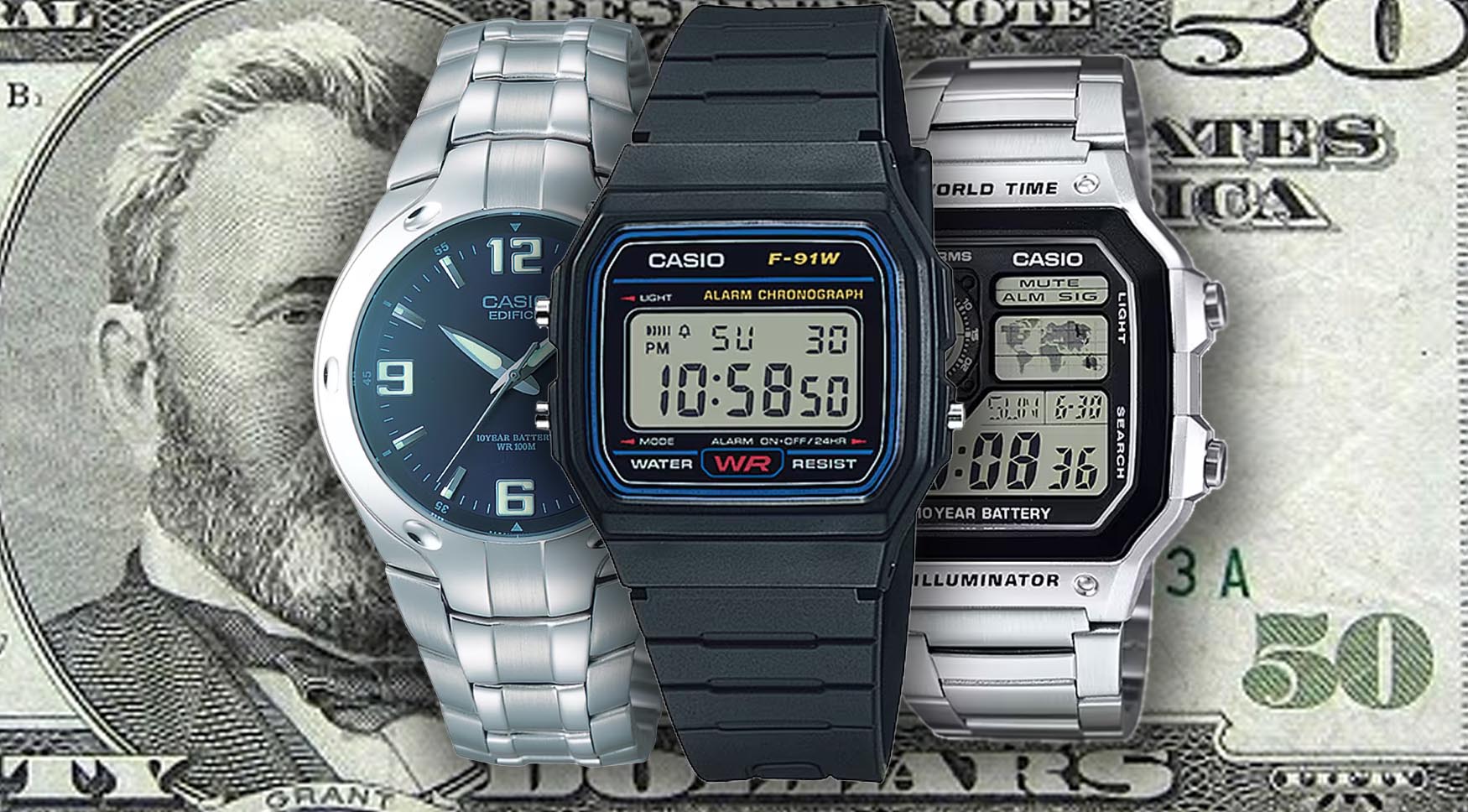 7 of the best Casio watches under 