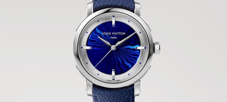 New Release: Louis Vuitton Escale Watch In Platinum With Grand Feu Enamel And Guilloché Dial
