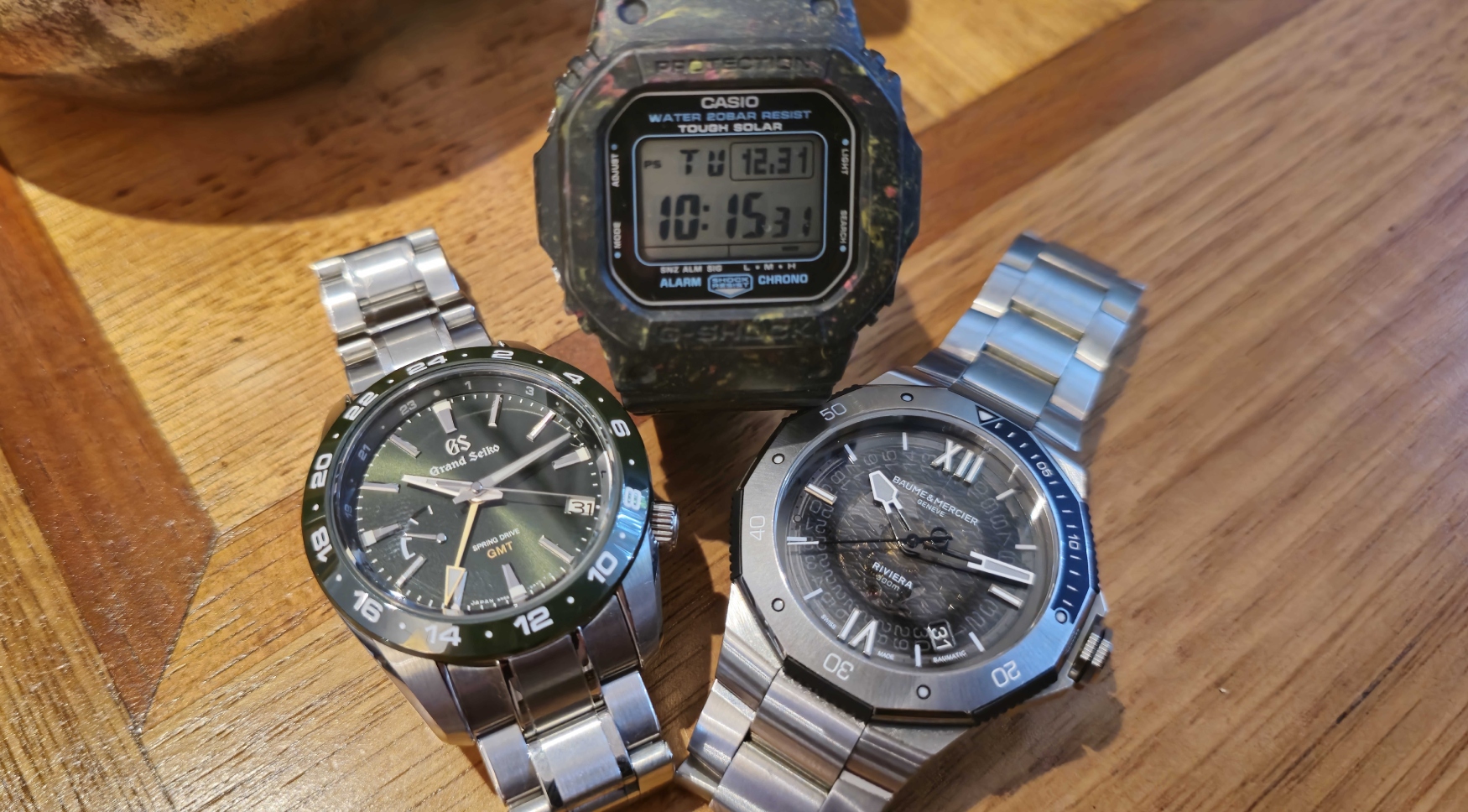 The three watches Jamie wore most in 2024 are…