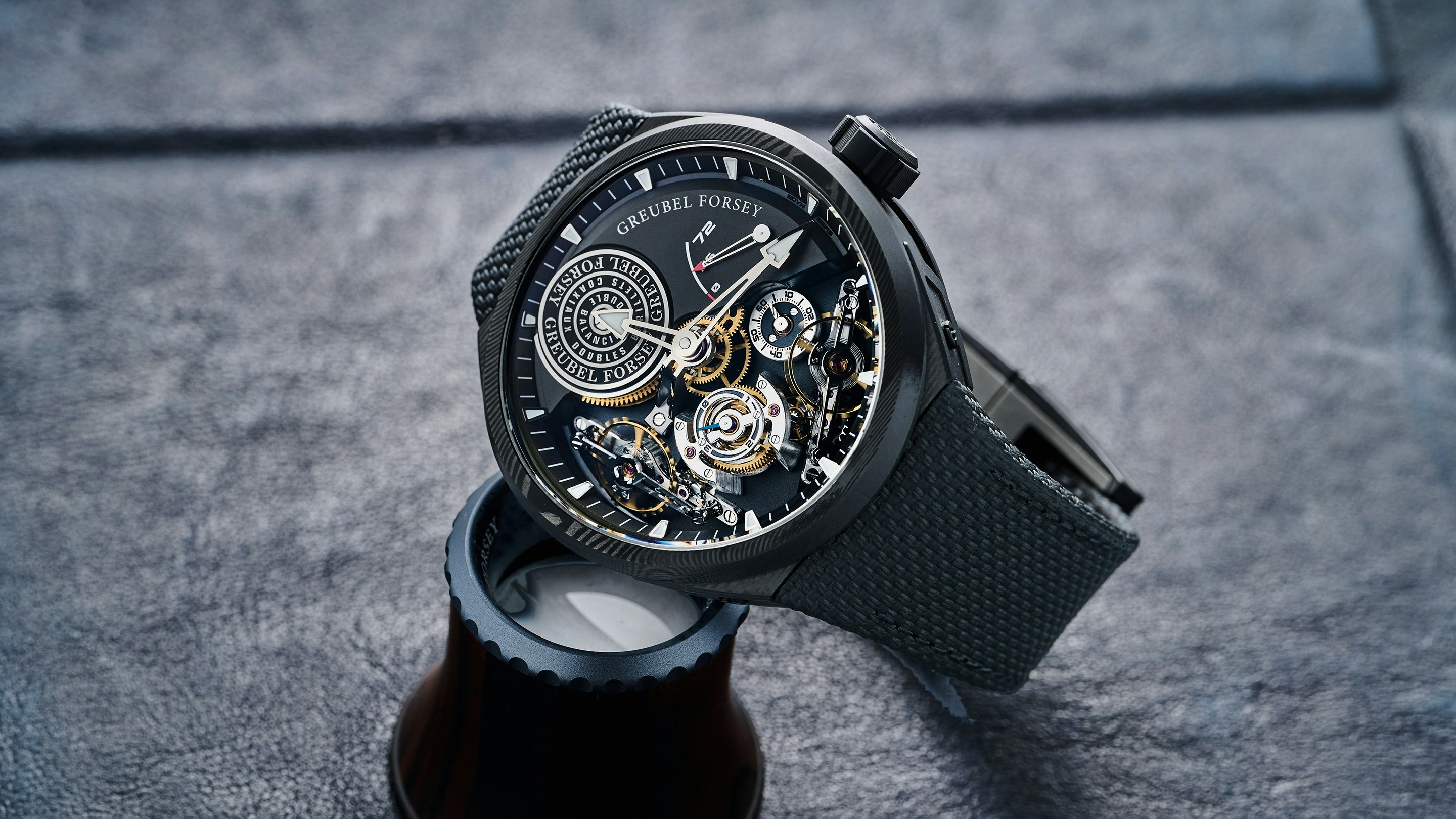 Hands-On: The Greubel Forsey Double Balancier Convexe In 42.5mm Black Carbon