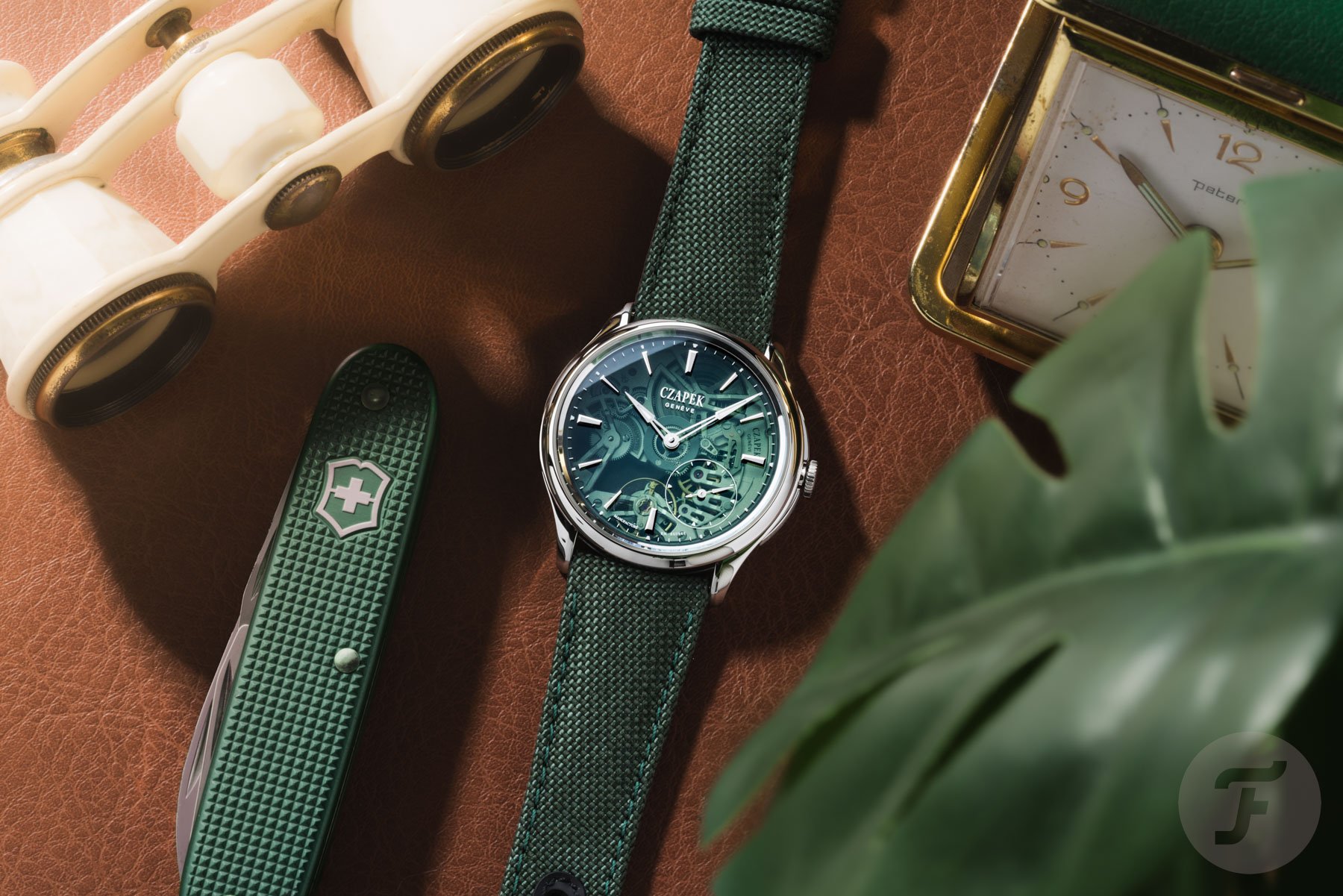 Available Now: Czapek × Fratello Promenade Transparencies “Viridian Green”