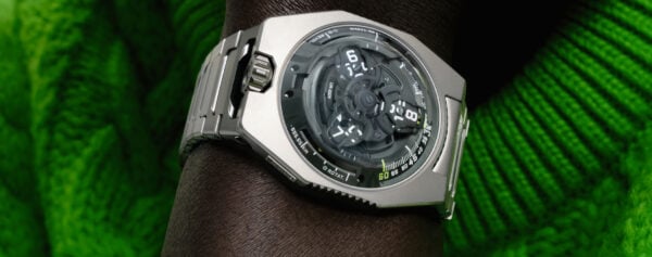 Introducing – The New Urwerk UR-100V Magic T Hunter Green