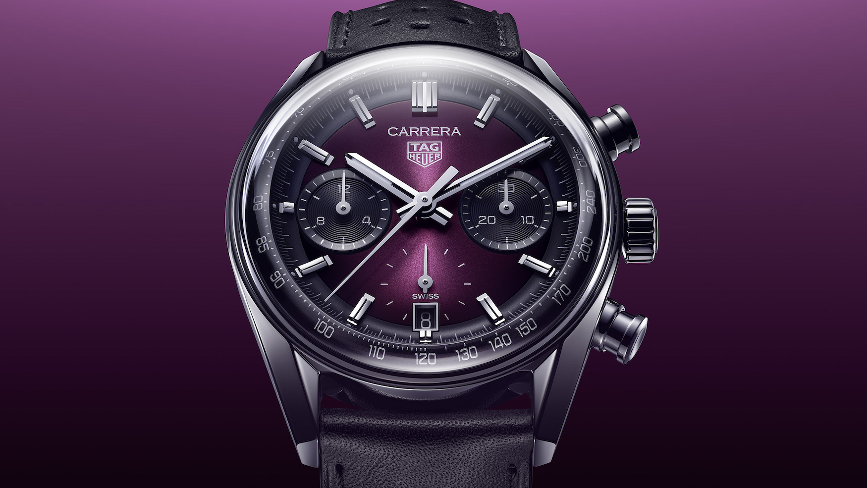 Smoke On the Water: TAG Heuer goes deep purple with its new Carrera Chronographs