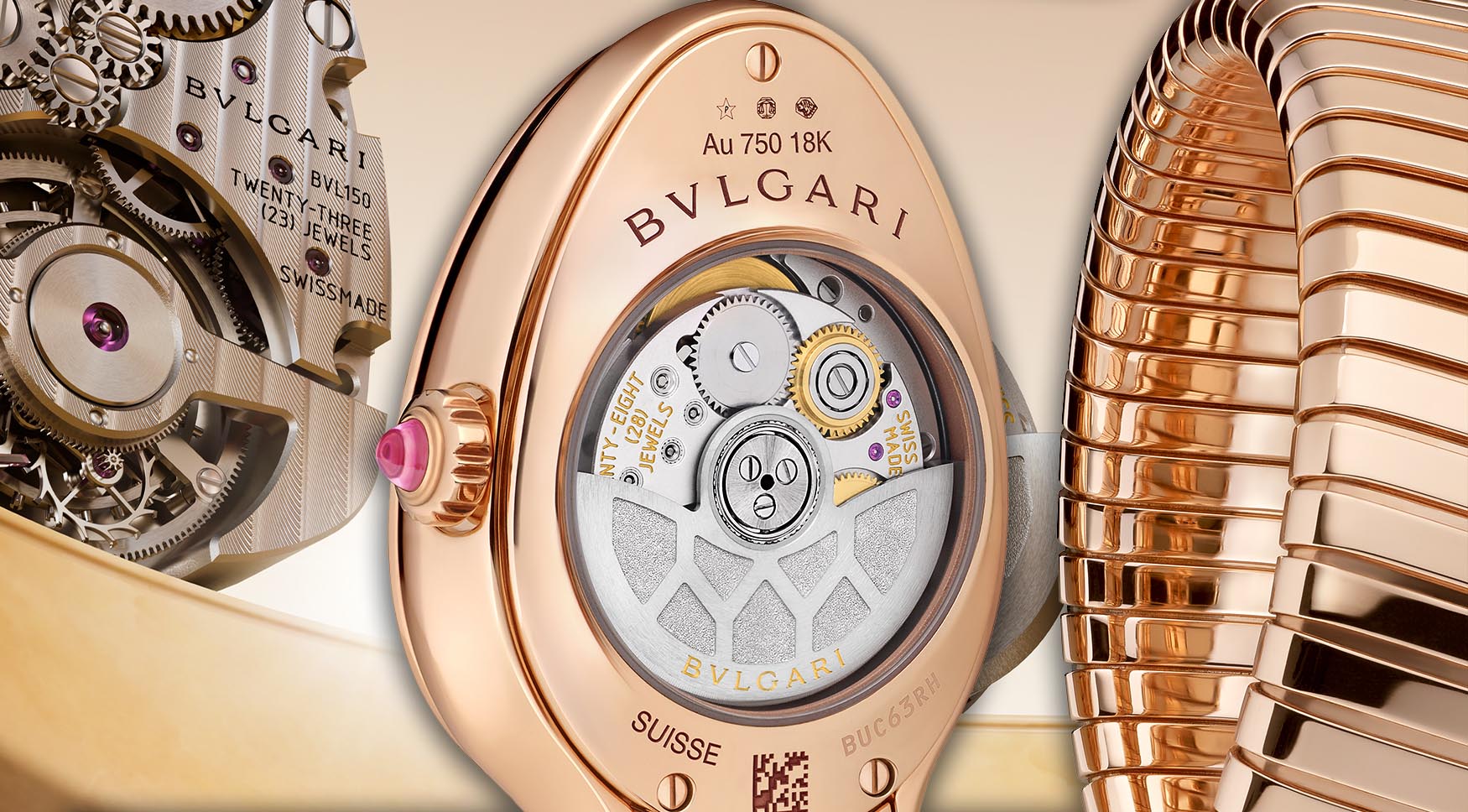 The Bulgari Serpenti collection’s new in-house automatic Lady Solotempo BVS100