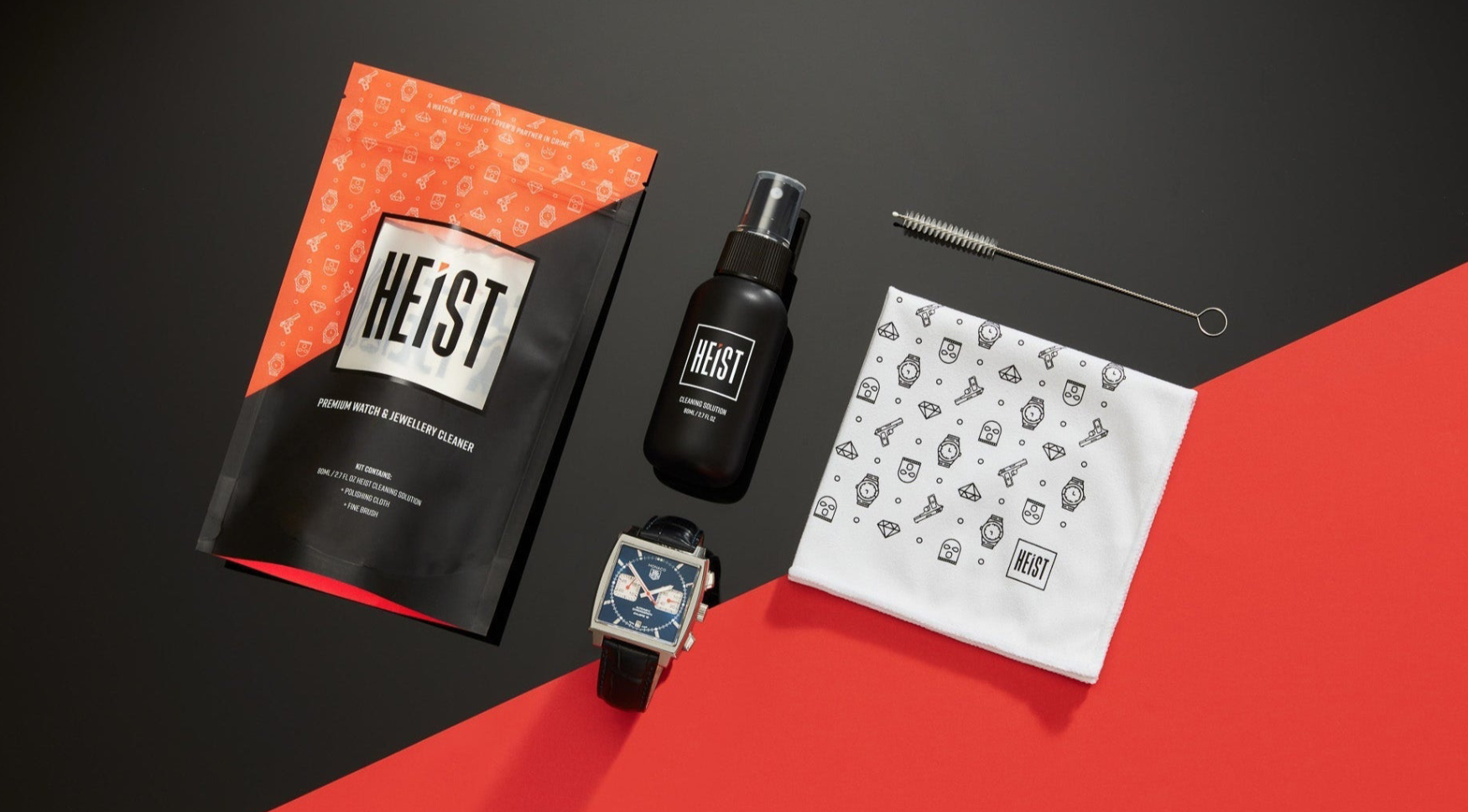 Life’s too short to wear a dirty watch: Heist is a no-fuss watch cleaning kit perfect for those on the go